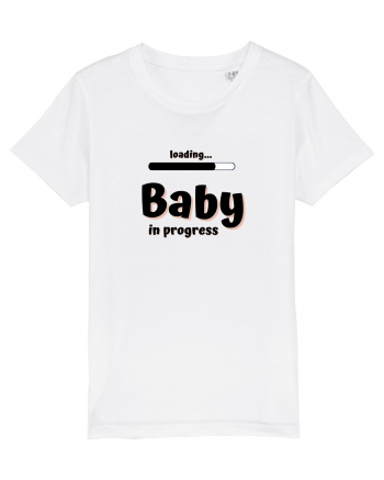 Loading baby in progress. (negru)  White