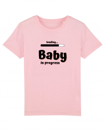 Loading baby in progress. (negru)  Cotton Pink