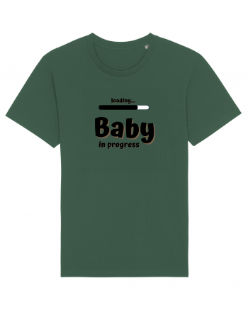 Loading baby in progress. (negru)  Bottle Green