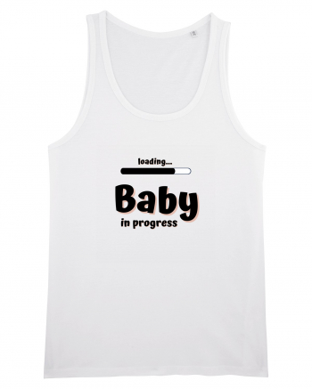 Loading baby in progress. (negru)  White