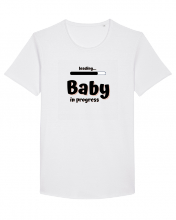 Loading baby in progress. (negru)  White