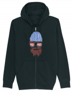 No Face Mountain Hipster Hanorac cu fermoar Unisex Connector