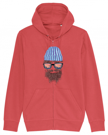 No Face Mountain Hipster Carmine Red