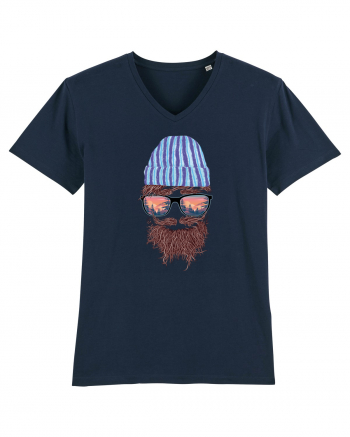 No Face Mountain Hipster French Navy