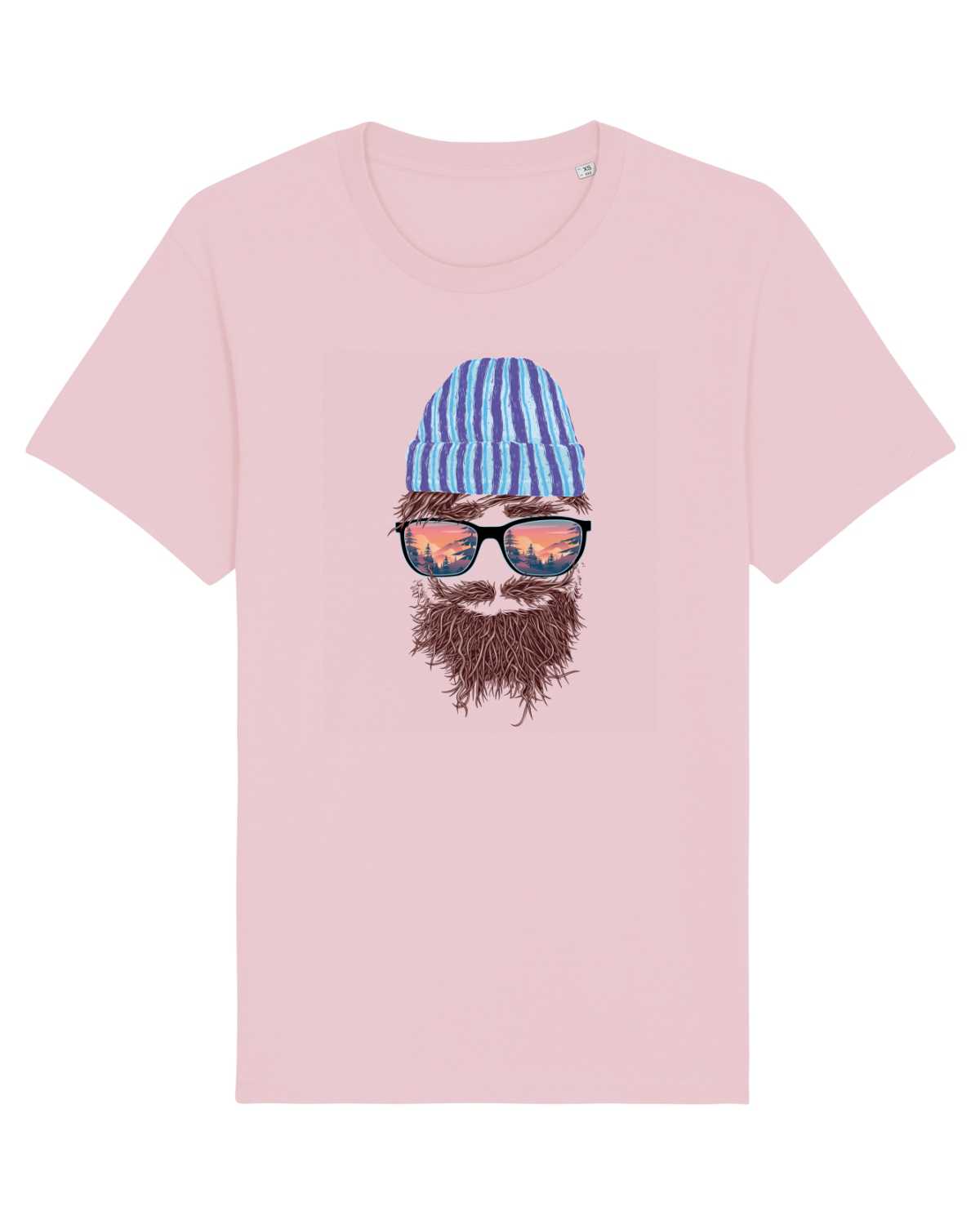 Tricou mânecă scurtă Unisex Rocker Cotton Pink