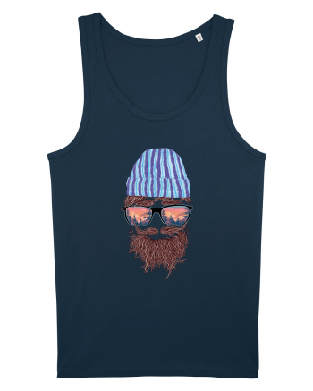 No Face Mountain Hipster Navy