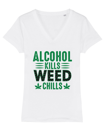 Alcohol Kills Weed Chills White