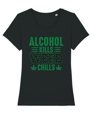 Alcohol Kills Weed Chills Black