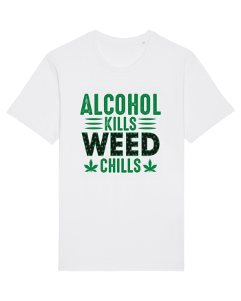 Alcohol Kills Weed Chills White