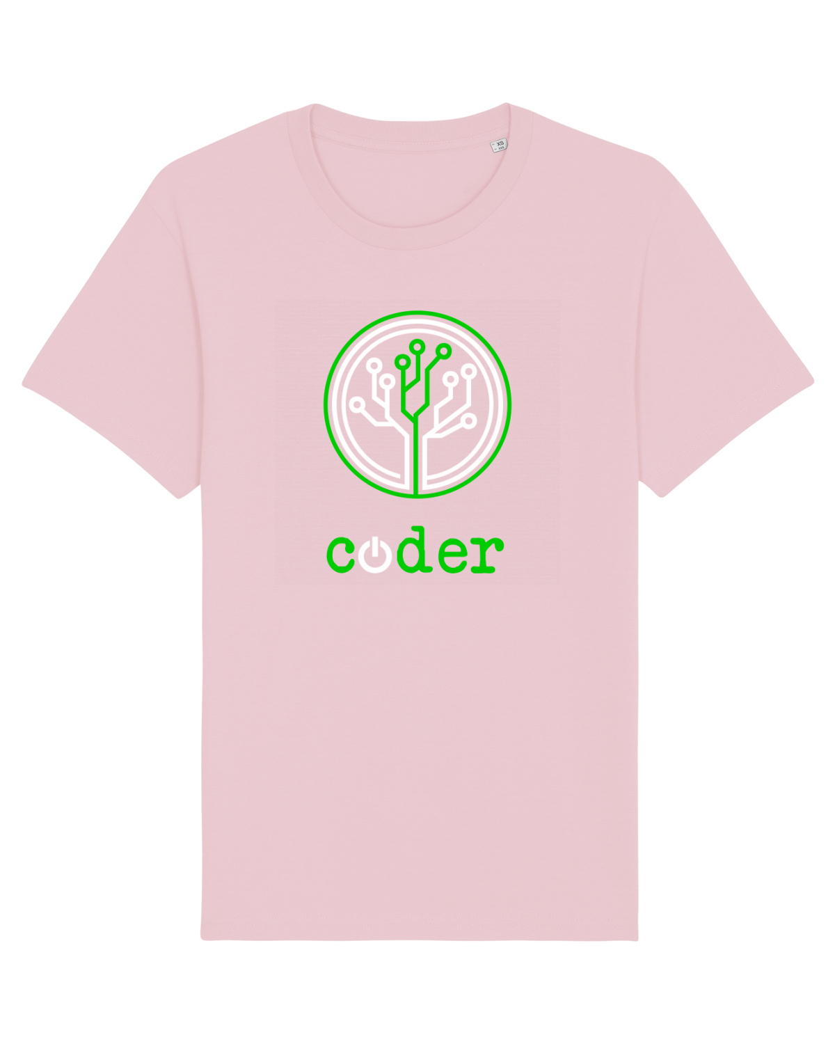 Tricou mânecă scurtă Unisex Rocker Cotton Pink