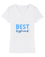 Best boyfriend.  Tricou mânecă scurtă guler V Damă Evoker
