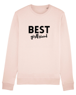Best girlfriend (negru)  Bluză mânecă lungă Unisex Rise