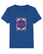 yoga floral design Tricou mânecă scurtă  Copii Mini Creator
