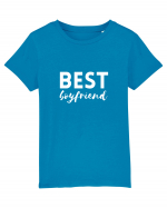 Best boyfriend. (alb)  Tricou mânecă scurtă  Copii Mini Creator