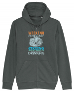 Cycling with a chance of drinking Hanorac cu fermoar Unisex Connector