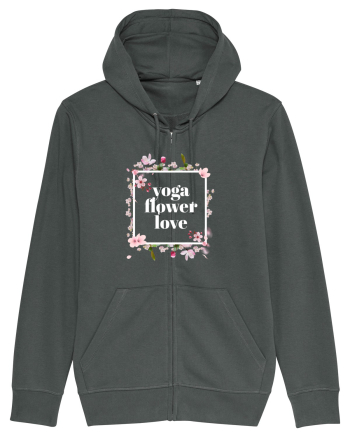 yoga floral design 10 Anthracite