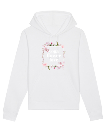 yoga floral design 10 White