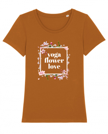 yoga floral design 10 Roasted Orange