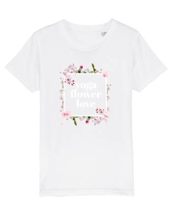 yoga floral design 10 White