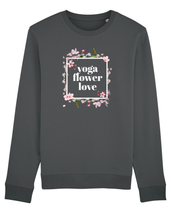 yoga floral design 10 Anthracite