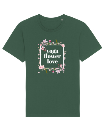 yoga floral design 10 Bottle Green