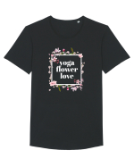 yoga floral design 10 Tricou mânecă scurtă guler larg Bărbat Skater