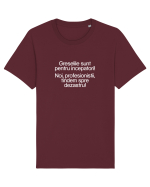 Greselile sunt pentru incepatori. Tricou mânecă scurtă Unisex Rocker