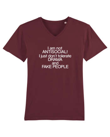 Drama and fake people Burgundy