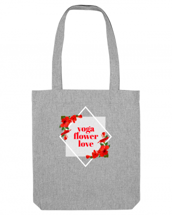 yoga floral design11 Heather Grey