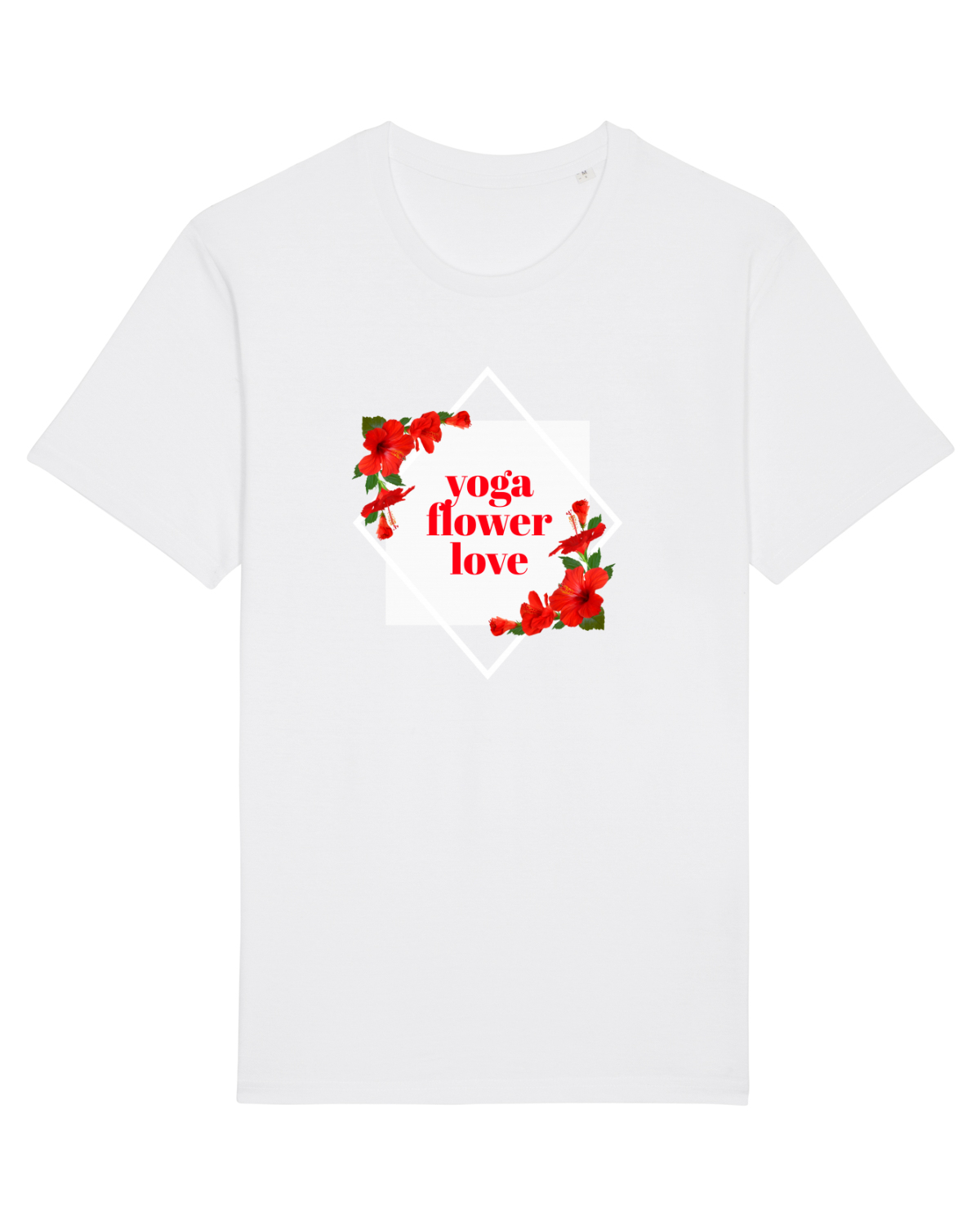 Tricou mânecă scurtă Unisex Rocker White
