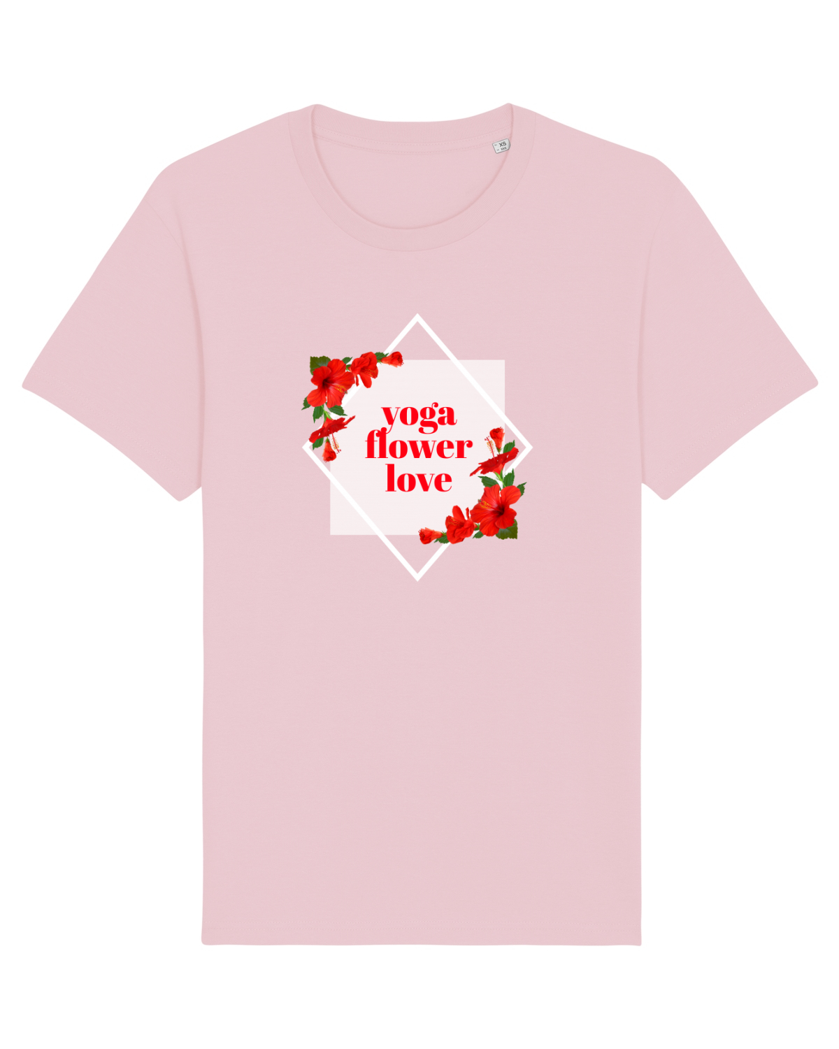 Tricou mânecă scurtă Unisex Rocker Cotton Pink