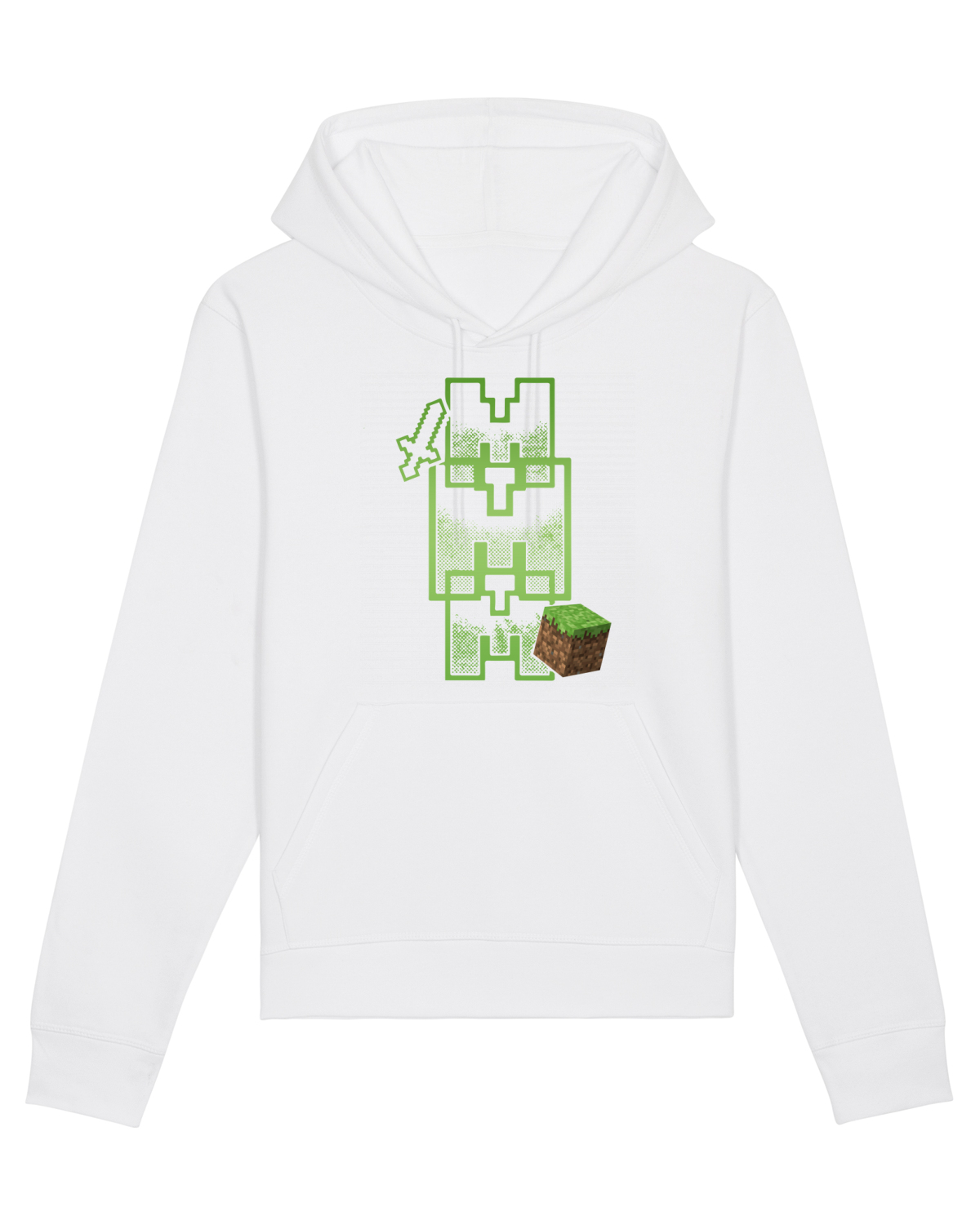 Hanorac Unisex Drummer White