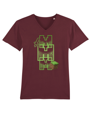Mmmminecraft Burgundy