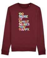 Do more of what makes you happy Bluză mânecă lungă Unisex Rise