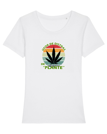 Usor de distras de plante White