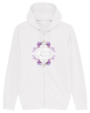 yoga floral design2 White