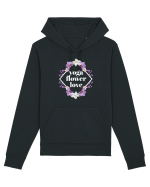yoga floral design2 Hanorac Unisex Drummer