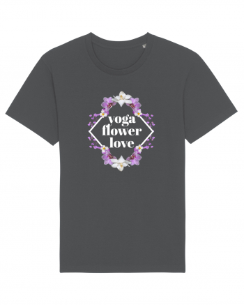 yoga floral design2 Anthracite