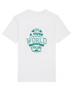 Go explore Tricou mânecă scurtă Unisex Rocker