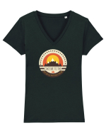 Take me to the Mountains Tricou mânecă scurtă guler V Damă Evoker