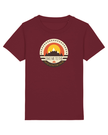 Take me to the Mountains Burgundy