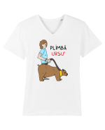 Plimbă ursu' Tricou mânecă scurtă guler V Bărbat Presenter