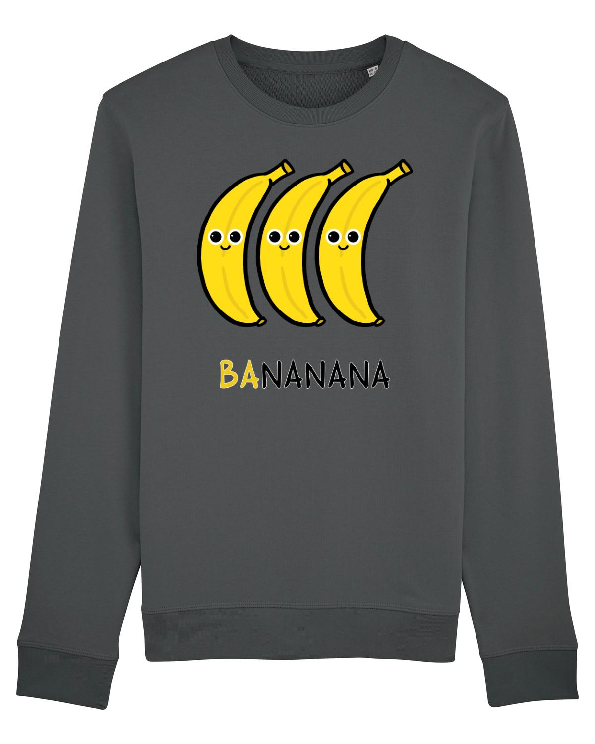 Bluză mânecă lungă Unisex Rise Anthracite