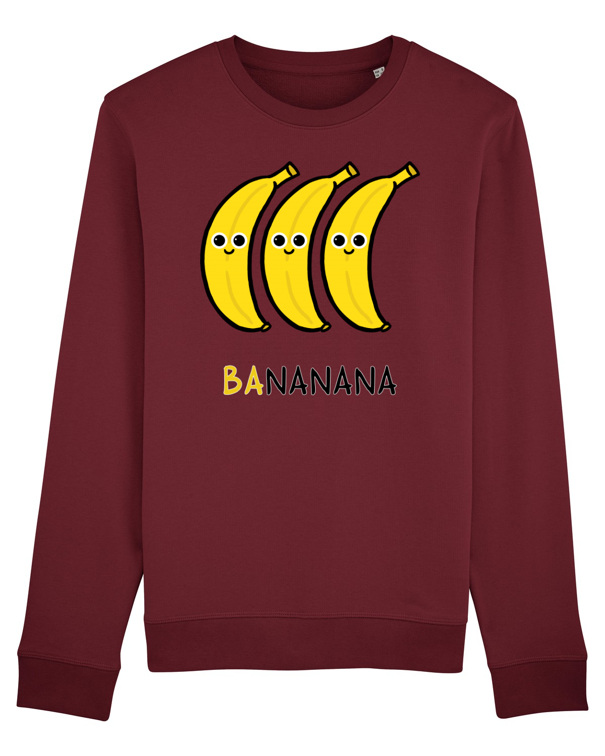 Bluză mânecă lungă Unisex Rise Burgundy