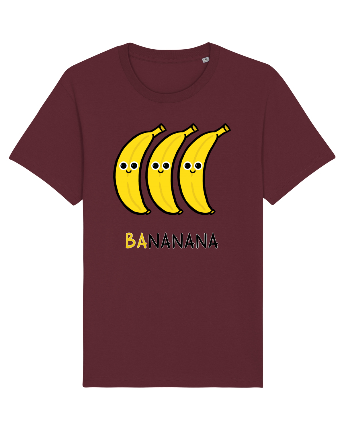 Tricou mânecă scurtă Unisex Rocker Burgundy