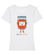 Sunt o „dulceață” Tricou mânecă scurtă guler larg fitted Damă Expresser