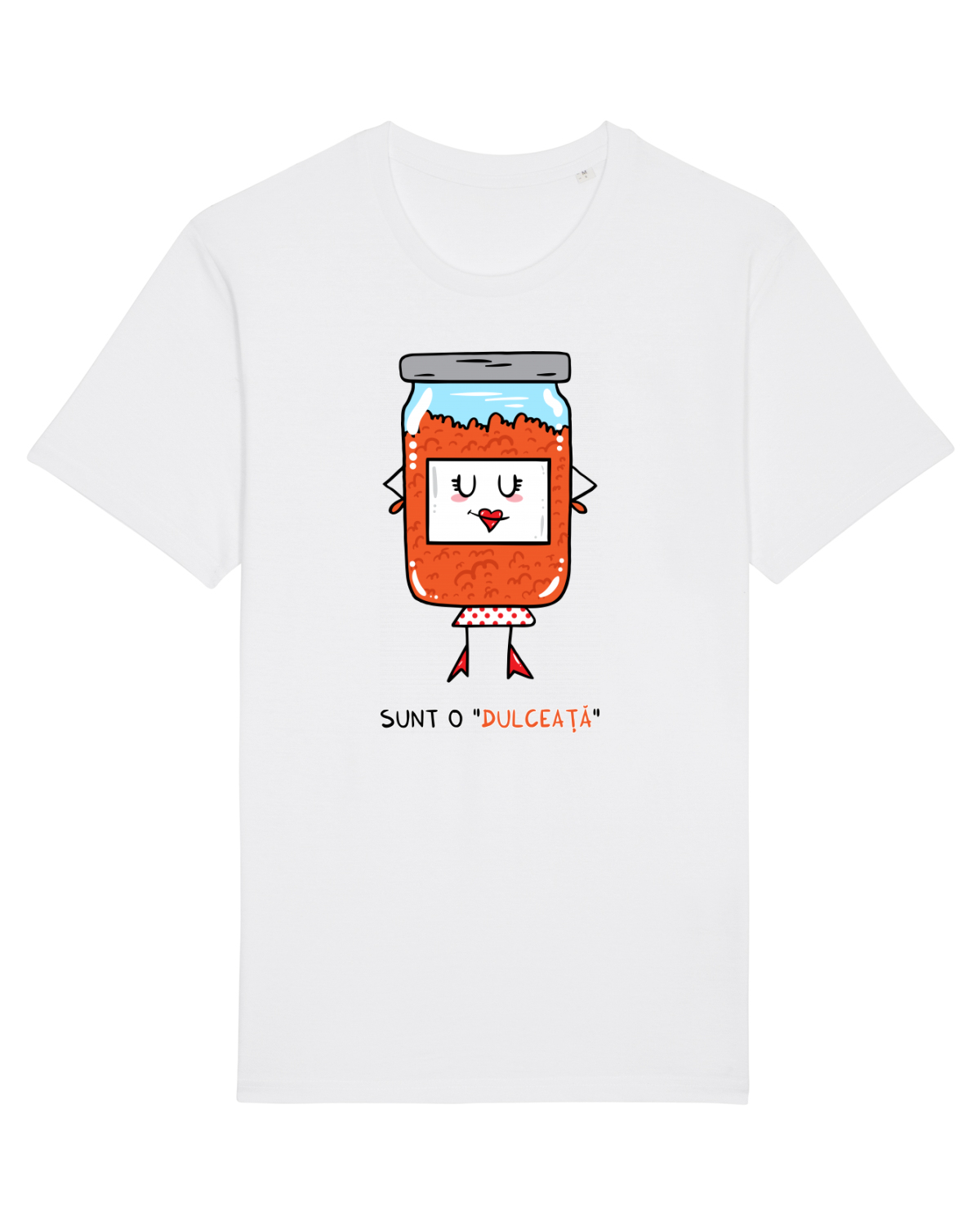 Tricou mânecă scurtă Unisex Rocker White