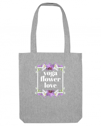 yoga floral design3 Heather Grey