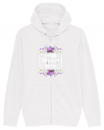 yoga floral design3 White