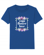 yoga floral design3 Tricou mânecă scurtă  Copii Mini Creator